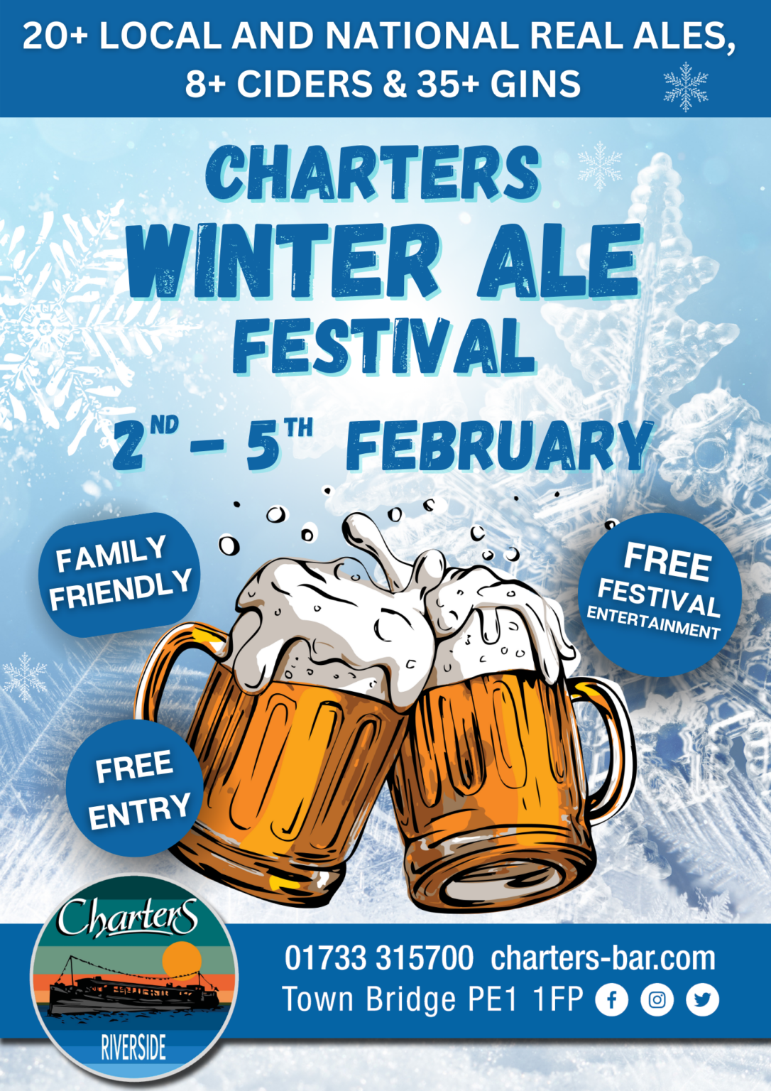 CHARTERS WINTER ALE FESTIVAL Charters Bar Peterborough